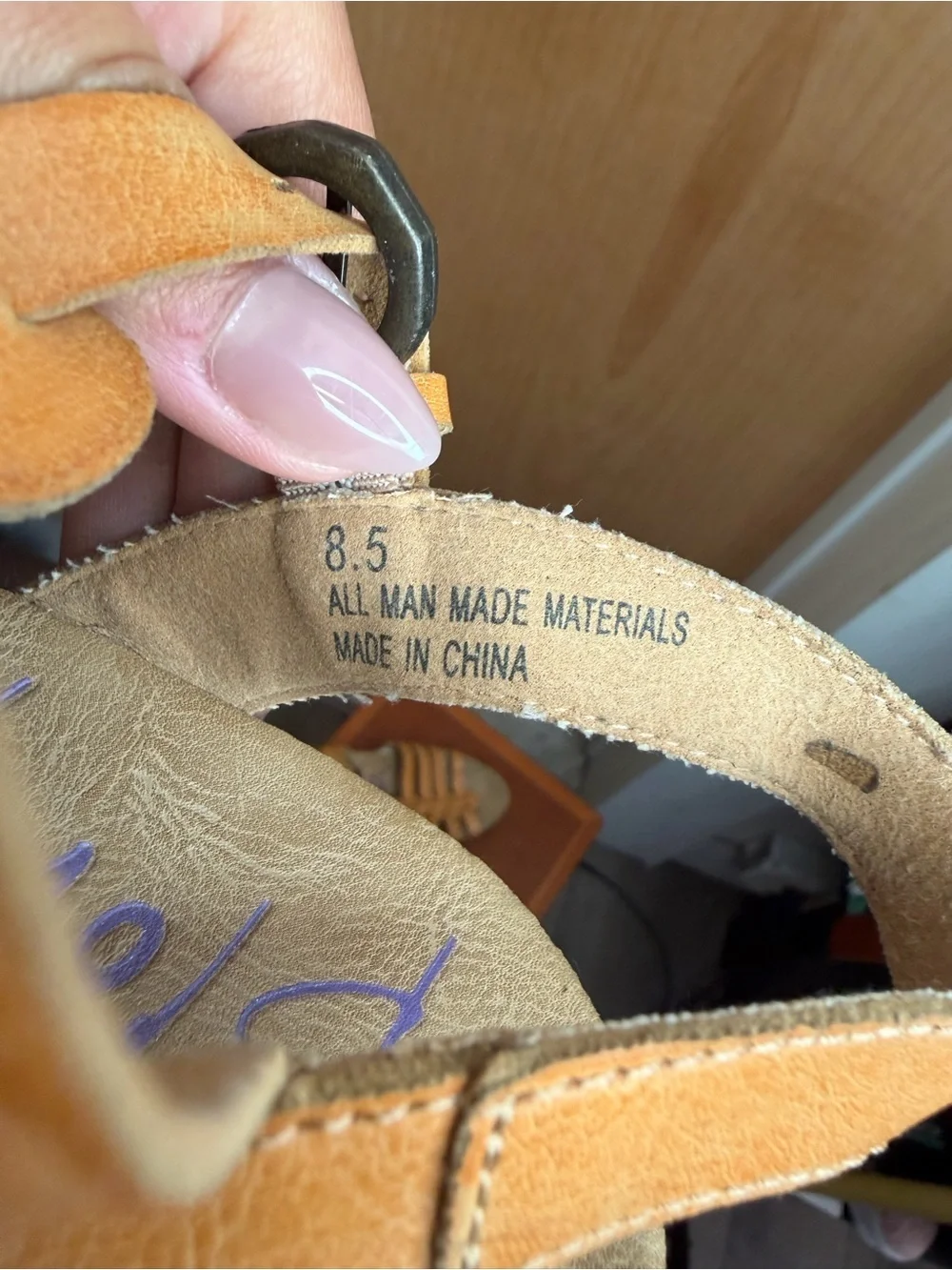 Blowfish Malibu Women’s Fisherman Tan Cork Wedge Sandals - Boho Comfort Size:8.5
